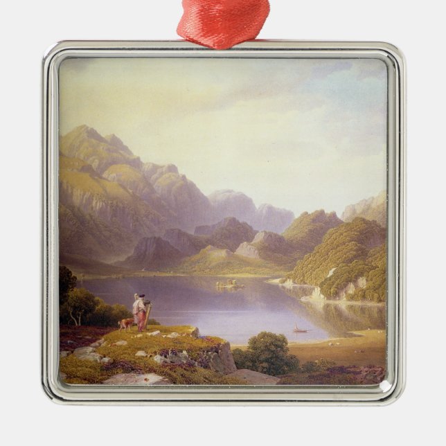 Loch Katrine Silbernes Ornament (Vorne)
