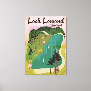 Loch Lamond Schottland Leinwanddruck
