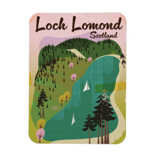 Loch Lamond Schottland Magnet