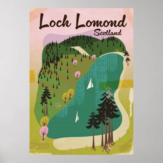 Loch Lamond Scotland Poster (Vorne)
