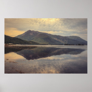 Loch Leven Sunset Poster