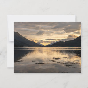 Loch Leven Sunset Postkarte