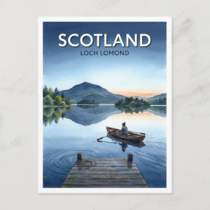 Loch Lomond Balloch Schottland Reise Andenken Postkarte