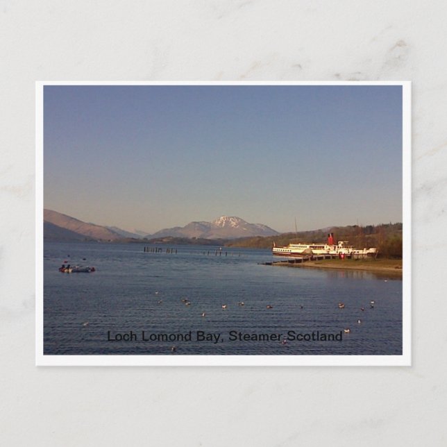 Loch Lomond Bay, Postcard Postkarte (Vorderseite)