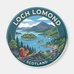Loch Lomond Schottland Magnet