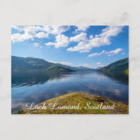 Loch Lomond, Schottland, Natur Postkarte.