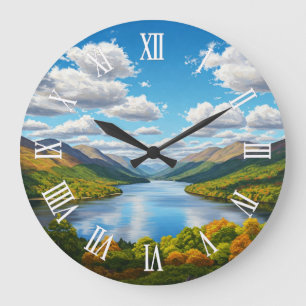 Loch Lomond Schottland Reise Große Wanduhr