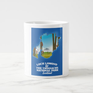 Loch Lomond & the trossachs National Park Map Jumbo-Tasse