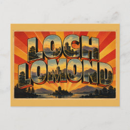 Loch Lomond & The Trossachs Nationalpark Schottlan Postkarte