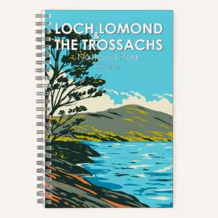 Loch Lomond und der Trossachs-Nationalpark Notizbuch