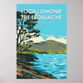 Loch Lomond und der Trossachs-Nationalpark Poster