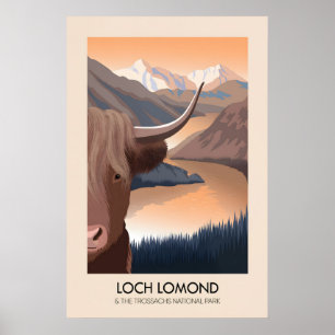 Loch Lomond und der Trossachs-Nationalpark Poster