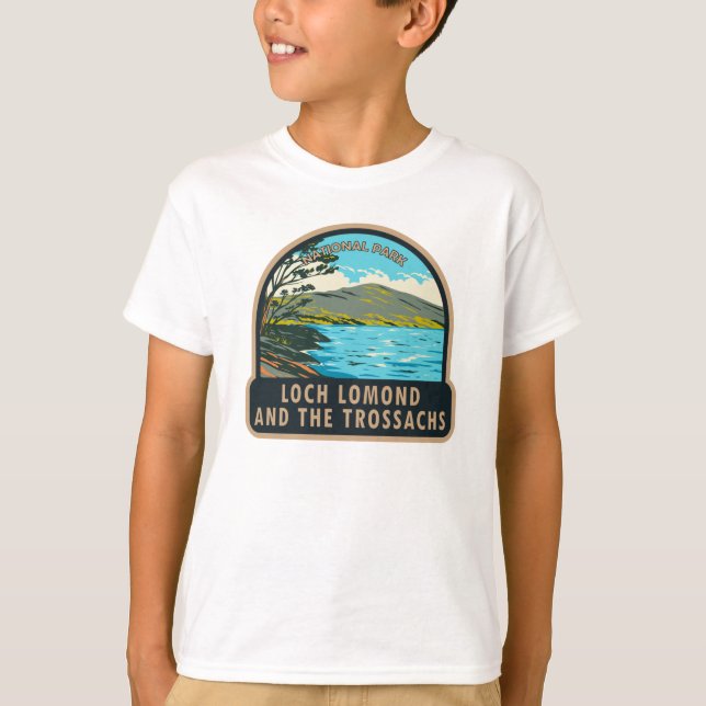 Loch Lomond und der Trossachs-Nationalpark T-Shirt (Vorderseite)