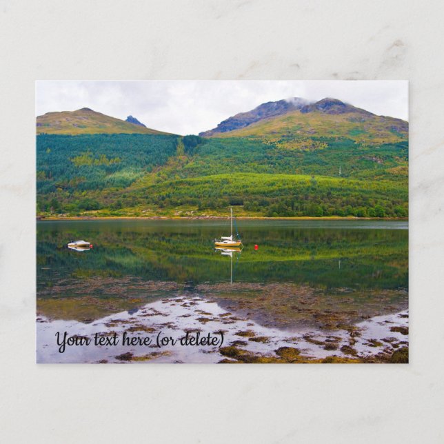 Loch Long, Arrochar Postcard Postkarte (Vorderseite)