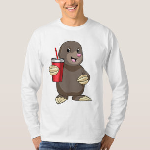 Loch mit Drink-Tasse T-Shirt
