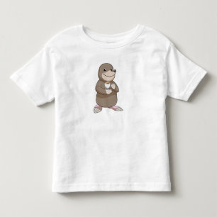 Loch mit Kaffee-Cup Kleinkind T-shirt