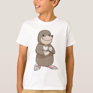 Loch mit Kaffee-Cup T-Shirt