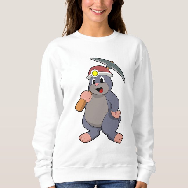 Loch mit Pickaxe Sweatshirt (Vorderseite)