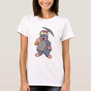 Loch mit Pickaxe T-Shirt