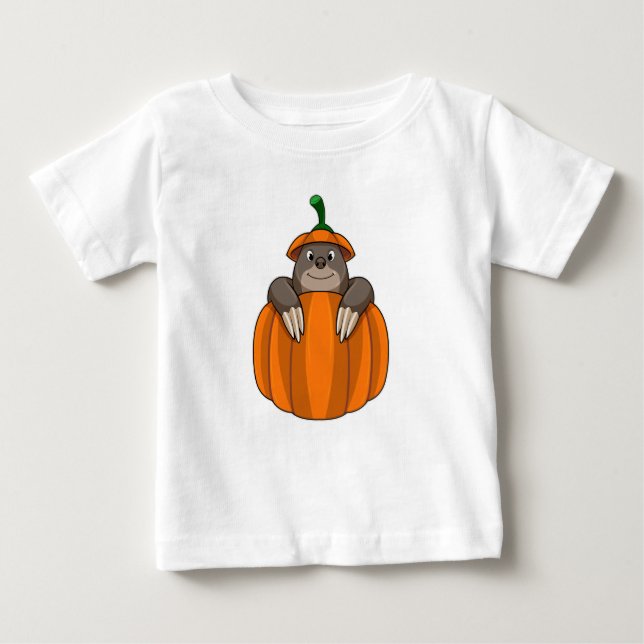 Loch mit Pumpkin Baby T-shirt (Vorderseite)