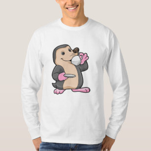 Loch mit Tasse Kaffee & Saucer T-Shirt