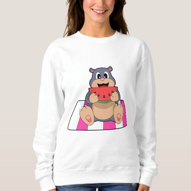 Loch mit Watermelon.PNG Sweatshirt (Vorderseite)
