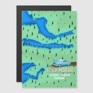 Loch Morar Lochaber Highland Scotland Karte