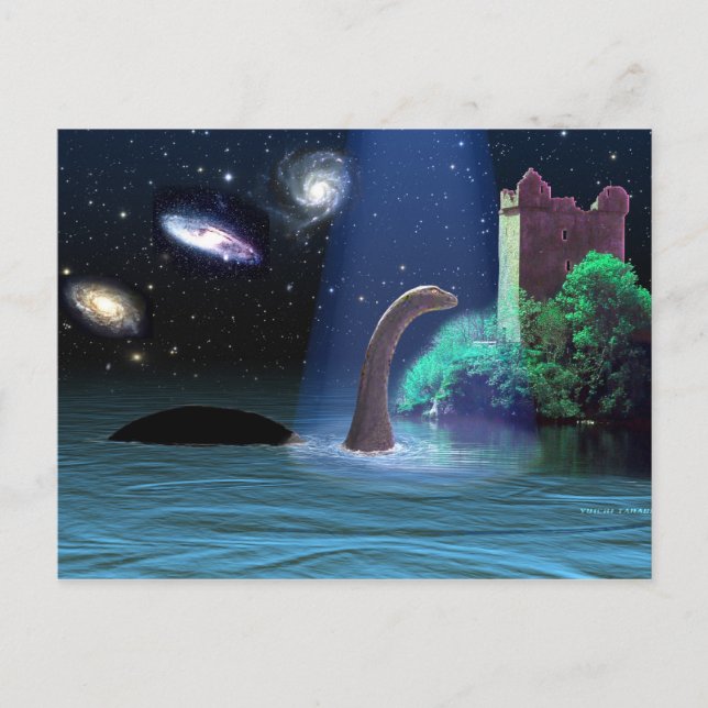 Loch Ness 2 Postkarte (Vorderseite)