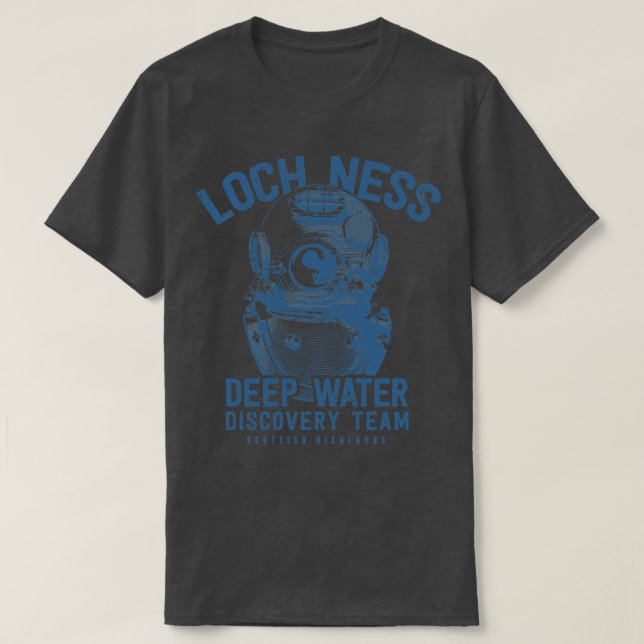 Loch Ness Deep Water Discovery Team T-Shirt (Design vorne)