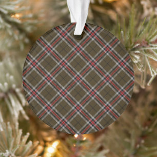 Loch Ness Distrikt Tartan Karo Ornament