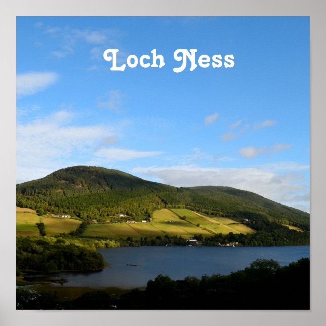 Loch Ness in Schottland Poster (Vorne)