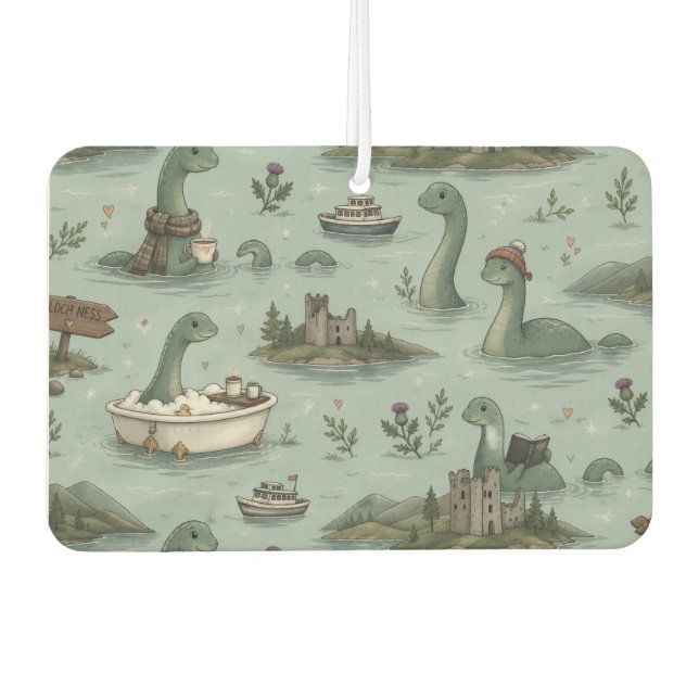 Loch-Ness-Monster Autolufterfrischer (Vorderseite)