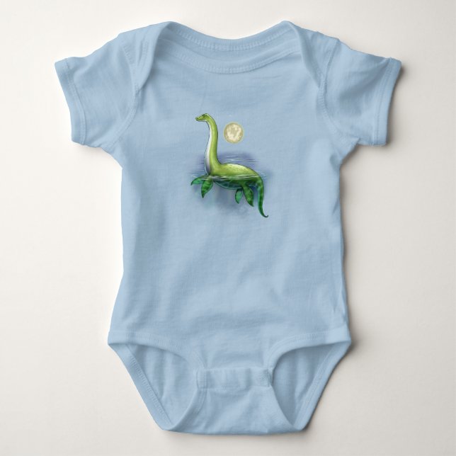 Loch Ness Monster Baby Strampler (Vorderseite)
