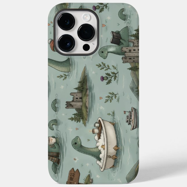 Loch-Ness-Monster Case-Mate iPhone Hülle (Rückseite)