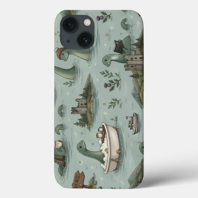 Loch-Ness-Monster Case-Mate iPhone Hülle (Rückseite)