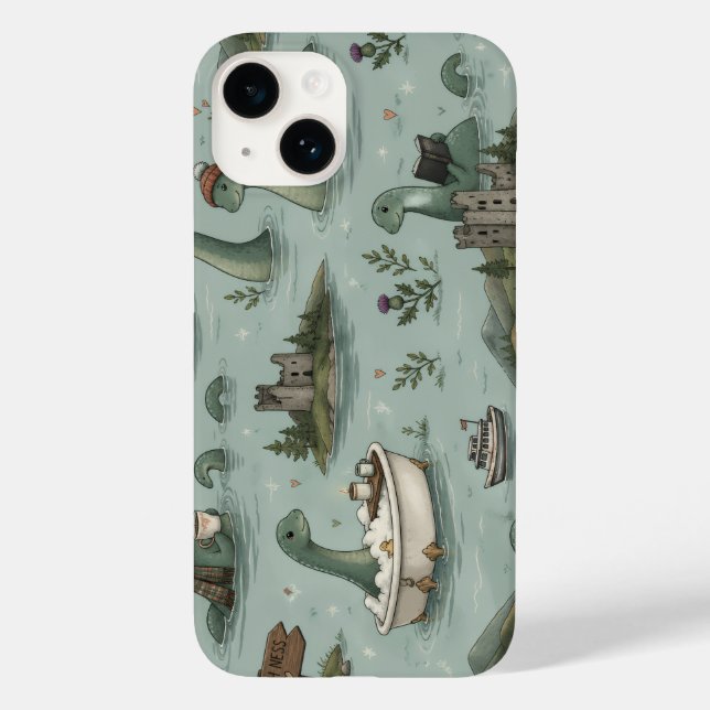 Loch-Ness-Monster Case-Mate iPhone Hülle (Rückseite)