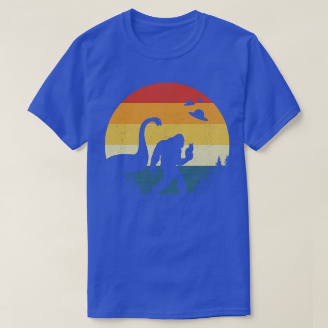 Loch Ness Monster Cat Lover T-Shirt (Design vorne)