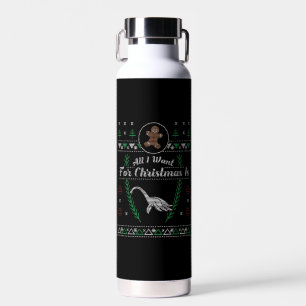 Loch Ness Monster Christmas Ugly Shirt Trinkflasche