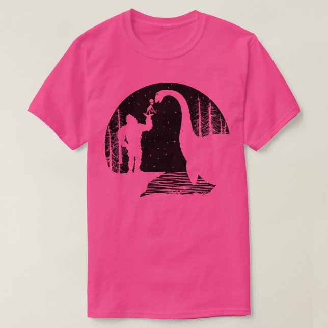 Loch ness Monster Funny T-Shirt (Design vorne)