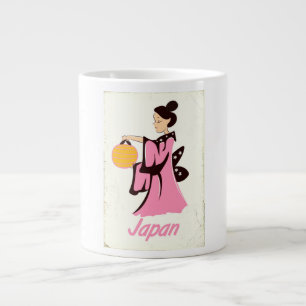 Loch Ness Monster lustiger Reiseplakat Jumbo-Tasse