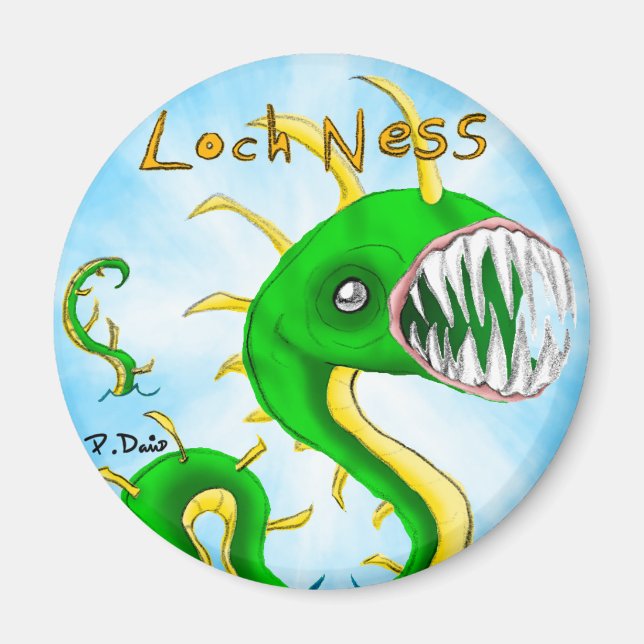 Loch Ness Monster Magnet (Vorne)