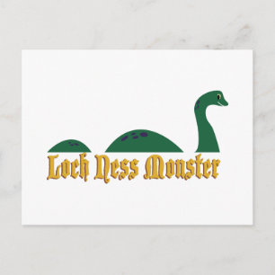 Loch Ness Monster Postkarte