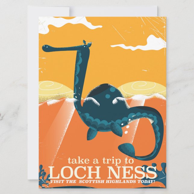 Loch ness Monster Reiseprint (Vorderseite)