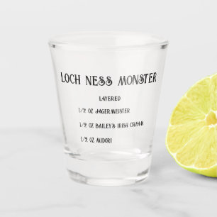 Loch ness Monster-Schuss-Glas Schnapsglas