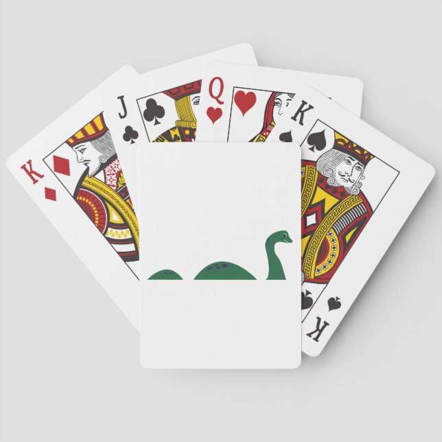 Loch Ness Monster Spielkarten (Rückseite)