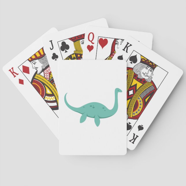Loch Ness Monster Spielkarten (Rückseite)
