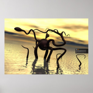 Loch Ness Monster! (Wasserungeheuer) Poster