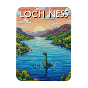 Loch Ness Nessie Reise Magnet