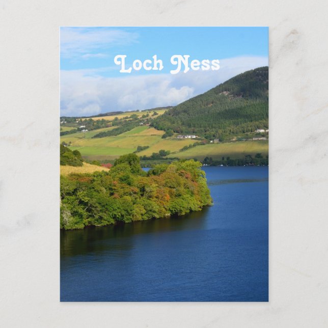 Loch Ness Postkarte (Vorderseite)