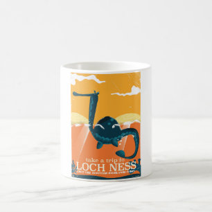 Loch Ness Schottland Highlands Vintage Monster Tasse